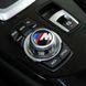 Наклейка на пульт мультимедии джойстик BMW M / 29 мм / E60, E70, E90, F10, F30, F01