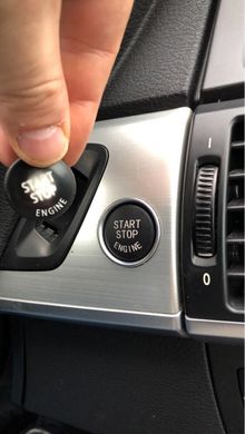 Кнопка Start - Stop / Старт - Стоп / BMW E60 E61 E63 E64 E70 E71 E83 E84 E87 E89 E90 E91 E92 E93 , Красный