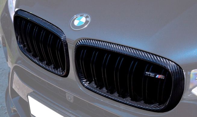 Двойные ноздри Решетка радиатора КАРБОН BMW (2013-2018) X5 F15 X6 F16 X5M F85 X6M F86