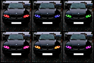 Ангельські очі RGB для BMW X5 E53 БМВ