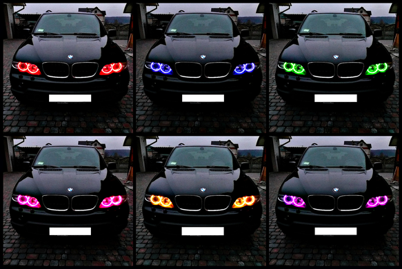 Ангельские глазки RGB для BMW X5 E53