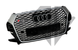 Решетка радиатора Audi Q3 (2014-2018) Черная с серой рамкой в стиле RS
