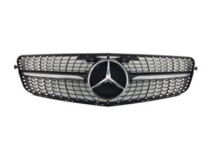 Решітка радіатора Mercedes C-Class W204 (2007-2014) Diamond Black