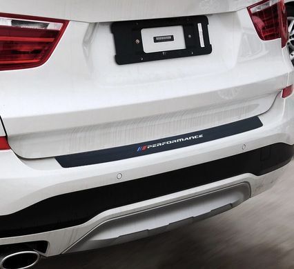 Резиновая накладка протектор на задний бампер BMW "M Performance" / E60 E70 E90 F10 F20 F30