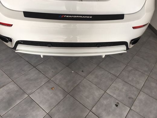 Резиновая накладка протектор на задний бампер BMW "M Performance" / E60 E70 E90 F10 F20 F30