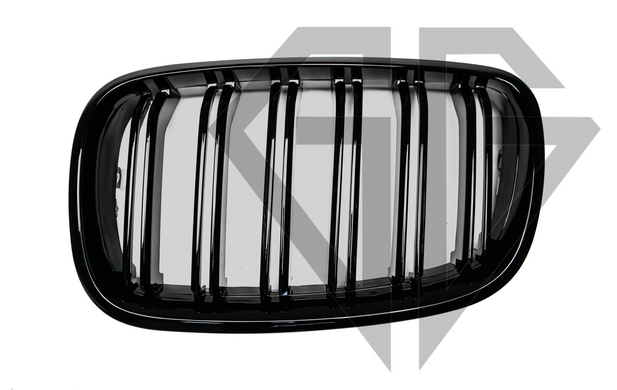 Решетка радиатора ноздри Чёрный глянец M Performance BMW E70 E71 (2007-2013)