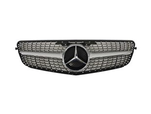 Решітка радіатора Mercedes C-Class W204 (2007-2014) Diamond Silver