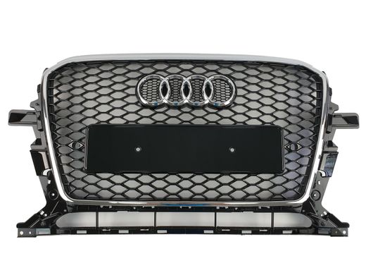 Решетка радиатора Audi Q5 (2012-2016) Черная с хромом в стиле RS