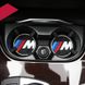 Коврики в подстаканники BMW "M", 7.3 см для BMW X3/X4/X5/X6 /5 series/7series