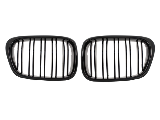 Решетка радиатора ноздри BMW E39 (1995-2004) Чёрный глянец