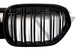 Решетка радиатора ноздри BMW X1 F48 Чёрный глянец  (2019-2022)