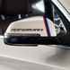 Наклейки на зеркала BMW "Performance" / E39 E46 E60 E70 E90 F10 F15 F20 F25 F30, Белый