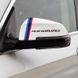 Наклейки на зеркала BMW "Performance" / E39 E46 E60 E70 E90 F10 F15 F20 F25 F30, Белый