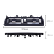 Центральный хромированный дефлектор печки климата , воздуховод BMW F10 F11 F18 / 64229209136