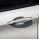 Наклейки на ручки дверей BMW Performance / E39 E46 E60 E70 E90 F10 F15 F20 F25 F30 БМВ, Белый