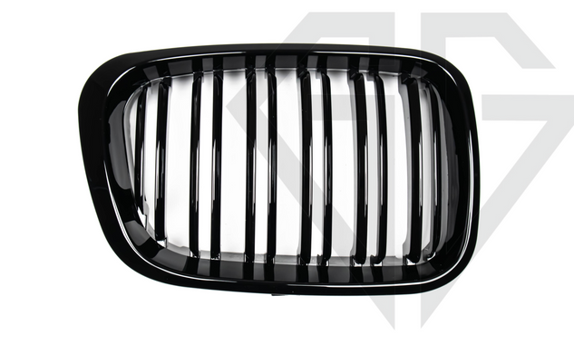 Решетка радиатора ноздри BMW E46 Черный Глянец (1998-2002) Седан-Унивесал