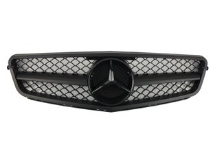 Решітка радіатора Mercedes C-Class W204 (2007-2014) SL Black Matte