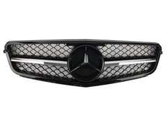 Решетка радиатора Mercedes C-Class W204 (2007-2014) SL Black W/Moulding