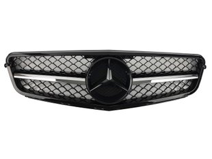 Решітка радіатора Mercedes C-Class W204 (2007-2014) SL Black W/Moulding