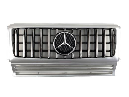 Решетка радиатора Mercedes G-Class W463 (1990-2018) GT Silver Chrome