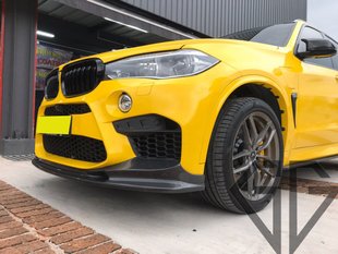 Передня губа карбонова дифузор для BMW X5M F85 X6M F86