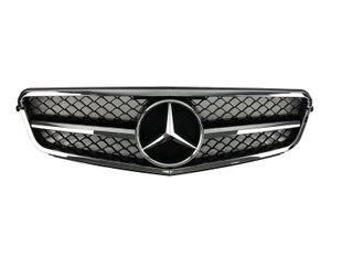 Решітка радіатора Mercedes C-Class W204 (2007-2014) SL Chrome Black