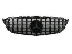 Решетка радиатора Mercedes C-Class W205 (2014-2018) GT All Black
