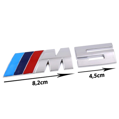 Хромована наклейка на багажник M3 / M5 E34 E39 E46 E60 E90 E91 E92 E93 F10 F30, M3