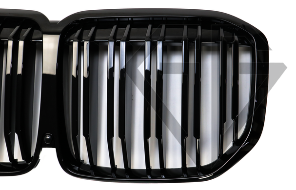 Решетка радиатора ноздри Чёрный глянец BMW X7 G07 (2018-2022)