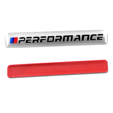 Наклейка металл BMW "M" Performance / E39 E46 Е60 Е90 F01 F10 F15 F30, Серый