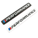 Наклейка металл BMW "M" Performance / E39 E46 Е60 Е90 F01 F10 F15 F30, Серый