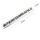 Наклейка металл BMW "M" Performance / E39 E46 Е60 Е90 F01 F10 F15 F30, Серый