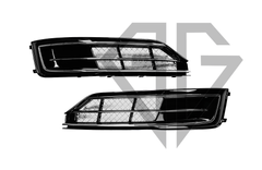 Решетки переднего бампера в стиле W12 на Audi A8 D4 (2014-2017)